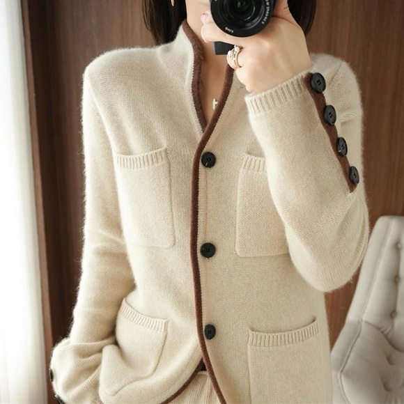 Amazon Sweaters - Cashmere Button Down Cardigan Sweater